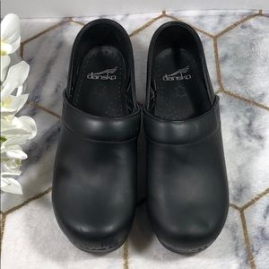 Black Dansko Clogs, 38